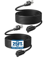 DEWENWILS outdoor extension cord 25ft powers lamps and tools outdoors