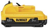 DEWALT 12V MAX 3.0Ah battery DCB124 with fuel gauge for quick status check