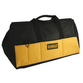 DEWALT 18-inch contractor bag front view for easy tool transport
