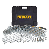 DEWALT 192-piece mechanics tool set in a tough case for on-site and workshop use.