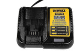 DEWALT DCB112 front view charger for 20V MAX batteries, compact charging solution.
