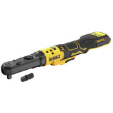DEWALT 20V MAX XR cordless ratchet body offers compact power for tight spaces.