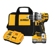 DEWALT 20V Max XR hammer drill front view for tight spaces and control.