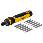 DEWALT cordless screwdriver in compact design for tight spaces and precise driving.
