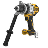 DEWALT DCD1007B cordless hammer drill in action for versatile drilling