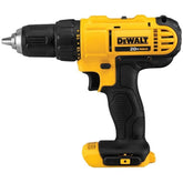 DEWALT DCD771B compact drill driver side profile for tight spaces and precision