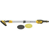 DEWALT DCE800B with brushless motor for longer runtime on drywall sanding