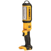 DEWALT DCL050 front view highlighting compact, portable lighting for tight spaces.