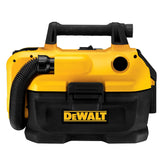 DEWALT DCV580H unit front showing compact cordless vacuum for small cleanups