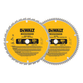 DEWALT 12-inch 80-tooth blade for precise crosscuts on hardwood.