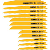 DEWALT DW4892 blade set in case, showcasing organized storage and quick blade access.