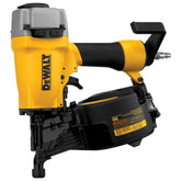 DEWALT DW66C-1 coil nailer in use for siding projects, delivering precise fastener placement