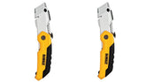 DEWALT DWHT10035L folding retractable knife with extended blade for precise cuts