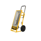 DeWALT DXH45LP radiant heater front view showing portable warmth option.