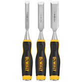 DEWALT Pro Wood Chisel Set 3 Piece case image shows sturdy organization for projects