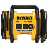DEWALT DCC020IB tire inflator with digital gauge for precise pressure readings