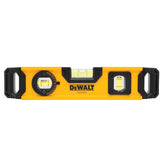 DEWALT Torpedo Extruded 9in front view emphasizes compact length for quick checks.
