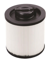 DEWALT DXVC4001 cartridge filter improves airflow and debris capture.