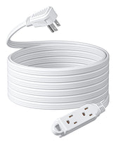 DEWENWILS 3-outlet extension cord with flat plug for tight spaces.