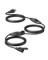 DEWENWILS 25ft outdoor extension cord with three evenly spaced outlets for tidy landscape setups.