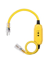 DEWENWILS 3ft GFCI outdoor extension with LED indicator
