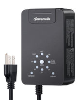DEWENWILS 60W outdoor transformer ready for exterior installation.