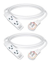 DEWENWILS 6ft rotating-flat-plug demonstrates space-saving design for tight rooms.