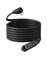 DEWENWILS flat plug extension 25ft, slim profile behind furniture