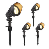 DEWENWILS landscape light for front yard illumination enhances nighttime curb appeal.