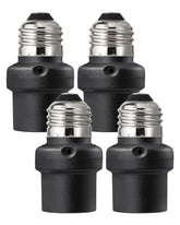 DEWENWILS light sensor socket 4-pack powers porch lights automatically at dusk.