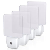 DEWENWILS night light plugged into wall provides gentle guidance at night.