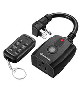 DEWENWILS outdoor dimmer with remote for easy brightness control of string lights