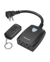 DEWENWILS outdoor wireless remote control outlet enables convenient indoor-to-outdoor lighting control