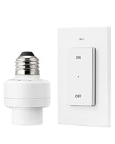 DEWENWILS remote control light socket packaging highlighting easy setup and safety labeling