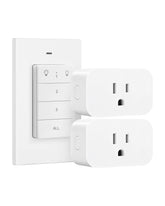 DEWENWILS wall-mounted remote switch controlling lamps