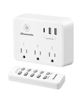 DEWENWILS wireless remote outlet package ready for plug-and-play setup.