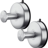 DGYB suction cup hooks on shower glass showing two-pack convenience for towels