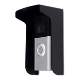 dgyezhao outdoor black doorbell cover glare shade for clearer footage
