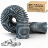 DHGBD diesel heater ducting shows 3inch by 8ft flexibility for tight-space routing.
