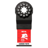 Diablo Amped Steel Demon Starlock blade in action delivering fast metal cuts.