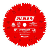 Diablo combination saw blade 12 inch with 60 teeth for clean rips.