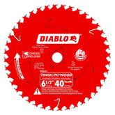 Diablo D0641X wood finishing blade with 40T for clean cuts