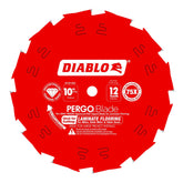 Diablo PergoBlade 10in laminate cut blade for precise flooring installations.
