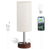 Dicoool Touch bedside lamp with 3-way dimming for reading comfort.