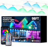 DIERLIGHT 98ft RGB wall wash lights offer even exterior illumination