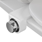 DIHAF dual-nozzle assembly for compact bathroom upgrade.