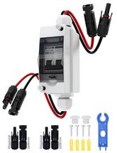 DIHOOL solar panel disconnect switch front view for outdoor PV installations, reliable control.
