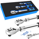 DikTalk extendable ratchet handle extended for tight spaces.
