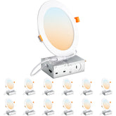 DINGLILIGHTING DLLT ultra-thin recessed ceiling light blends with ceilings for a clean look.