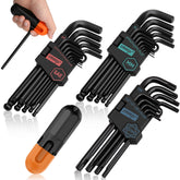 DISEN allen wrench set with T-handle offers comfortable torque for tight spaces.